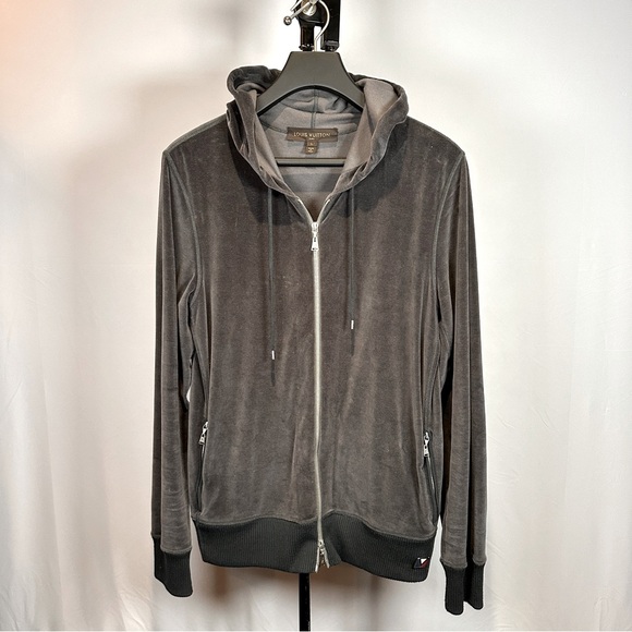 Louis Vuitton Cashmere Velvet Hoodie - Picture 1 of 7